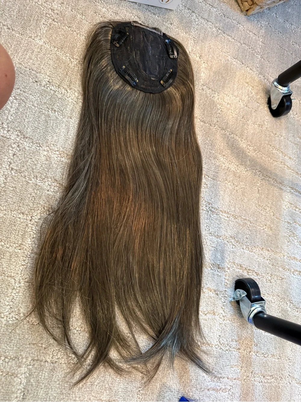 Clip-In Hair Topper - Ash Brown Blend